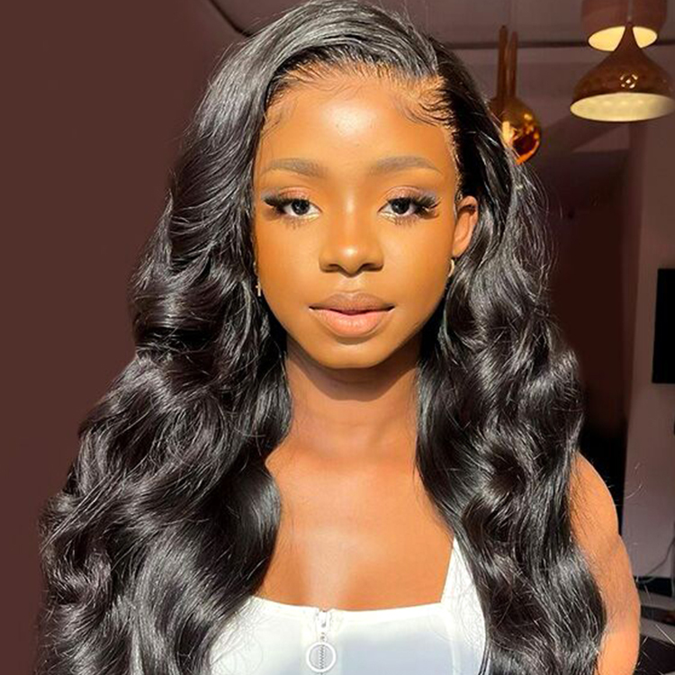 Skin Melt HD Lace Wigs Body Wave 13*4 Lace Front Wigs Real Hair Transparent Wigs