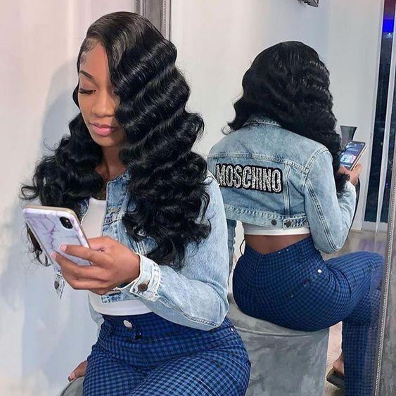 Loose Deep Curly Hair Indian Hair Weave Bundles Wavy Hair Virgin Human Hair Extension