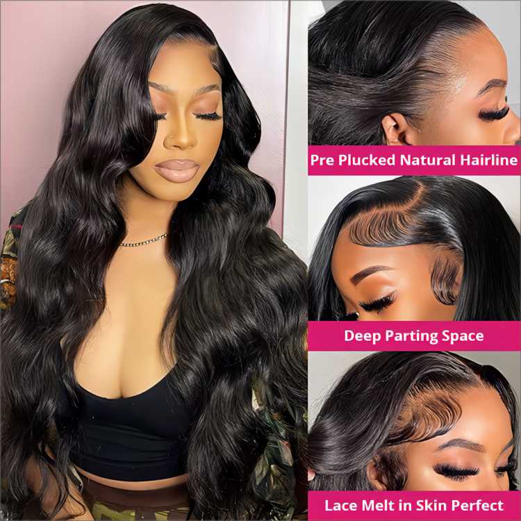 Luma Hair Brazilian Body Wave Hair HD Lace Closures