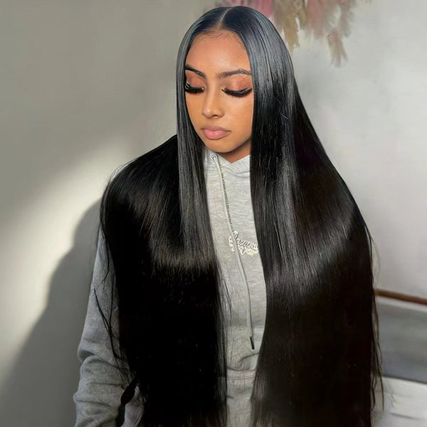 180% Density & 200% Density Straight 13×4 Frontal HD Lace Wig Ready to Go Human Hair Wig