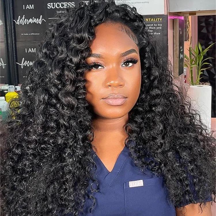 Burmese Curly Human Hair Bundle 18 Inch, 100% Burmese Virgin Human Hair Bundle
