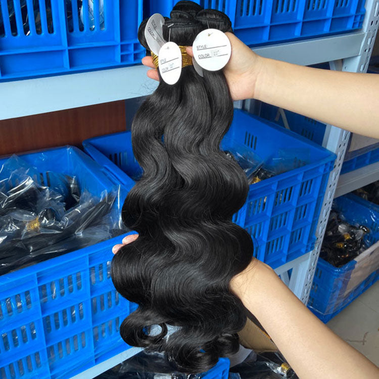 Vietnamese Hair 100% Human Hair Weave Bundles Virgin Hair Body Wavy Hair Extension