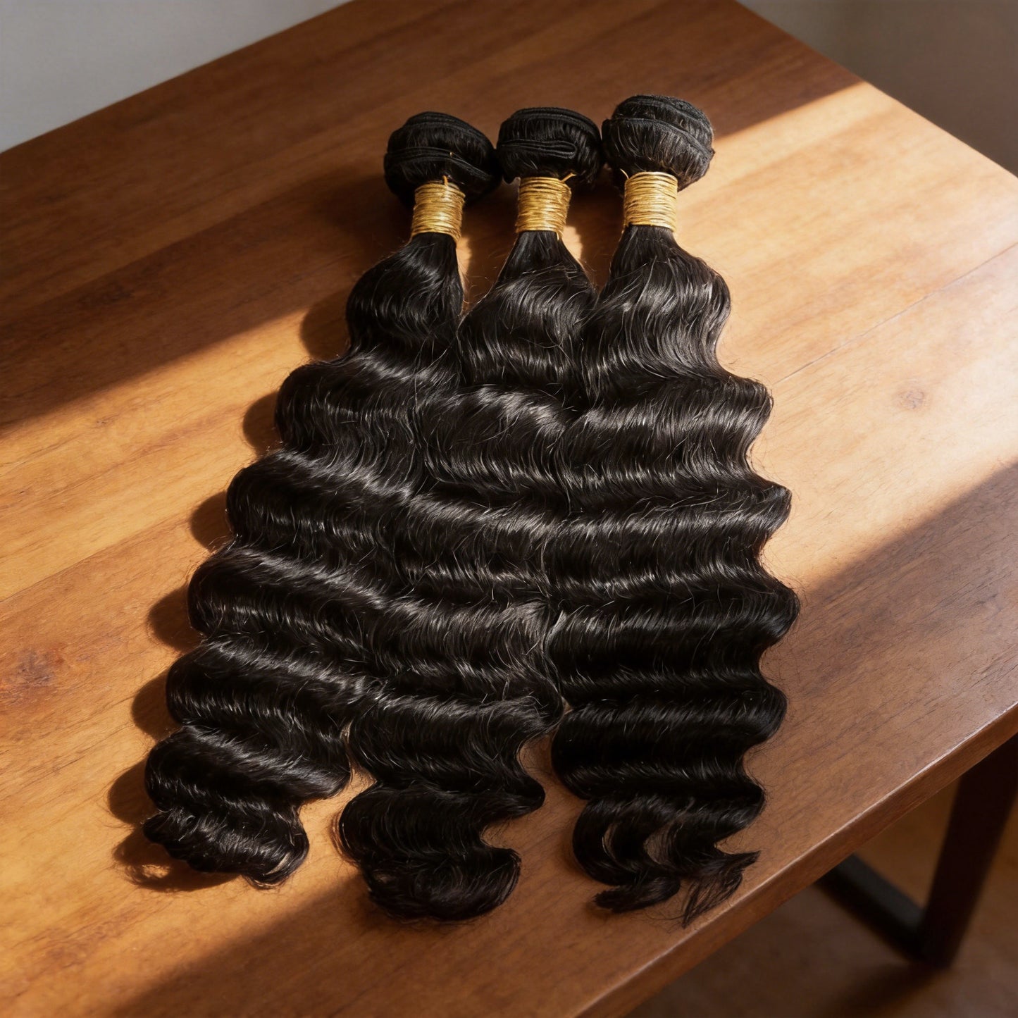 Loose Deep Curly Hair Indian Hair Weave Bundles Wavy Hair Virgin Human Hair Extension