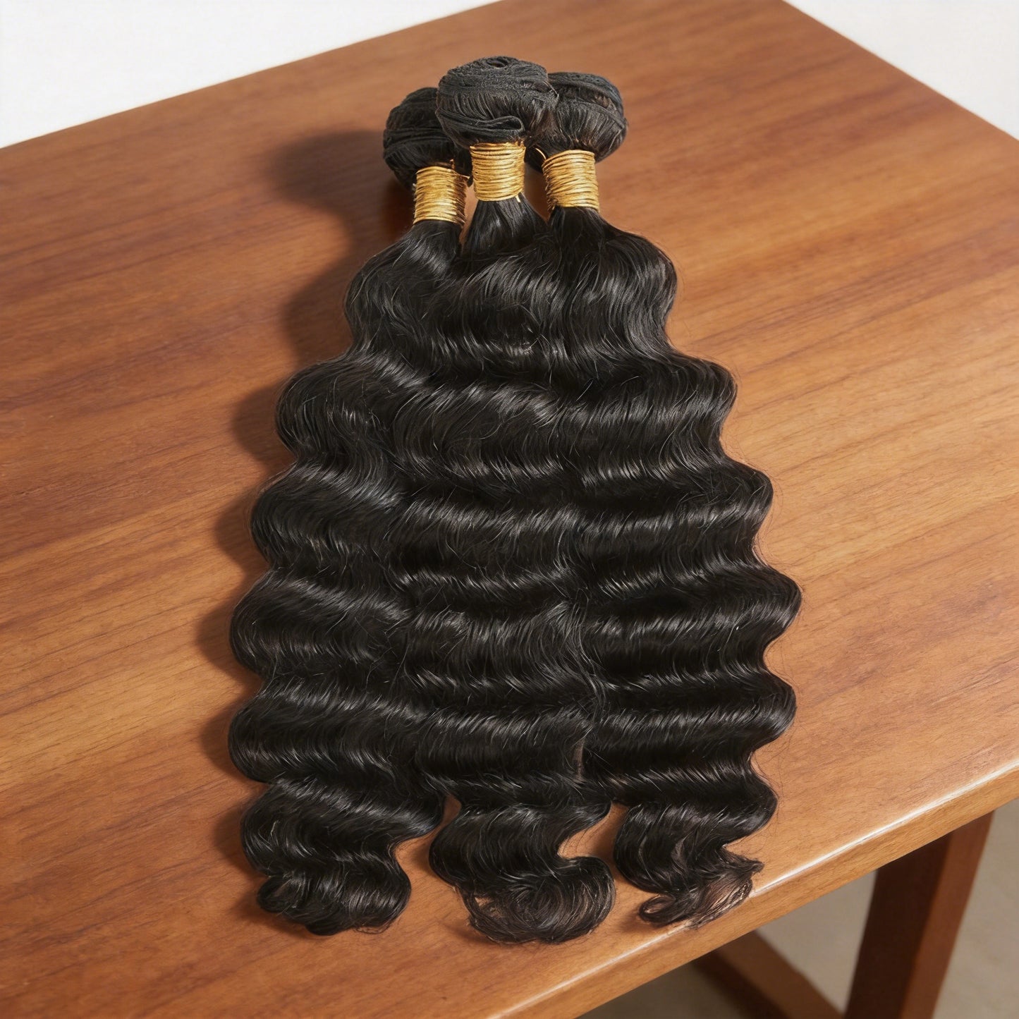 Loose Deep Curly Hair Indian Hair Weave Bundles Wavy Hair Virgin Human Hair Extension
