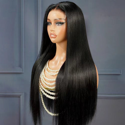180% Density & 200% Density Straight 13×4 Frontal HD Lace Wig Ready to Go Human Hair Wig