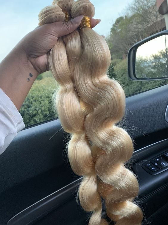 Virgin Hair Blonde Brazilian Body Wave Hair Bundles Straight Virgin Brazilian Hair