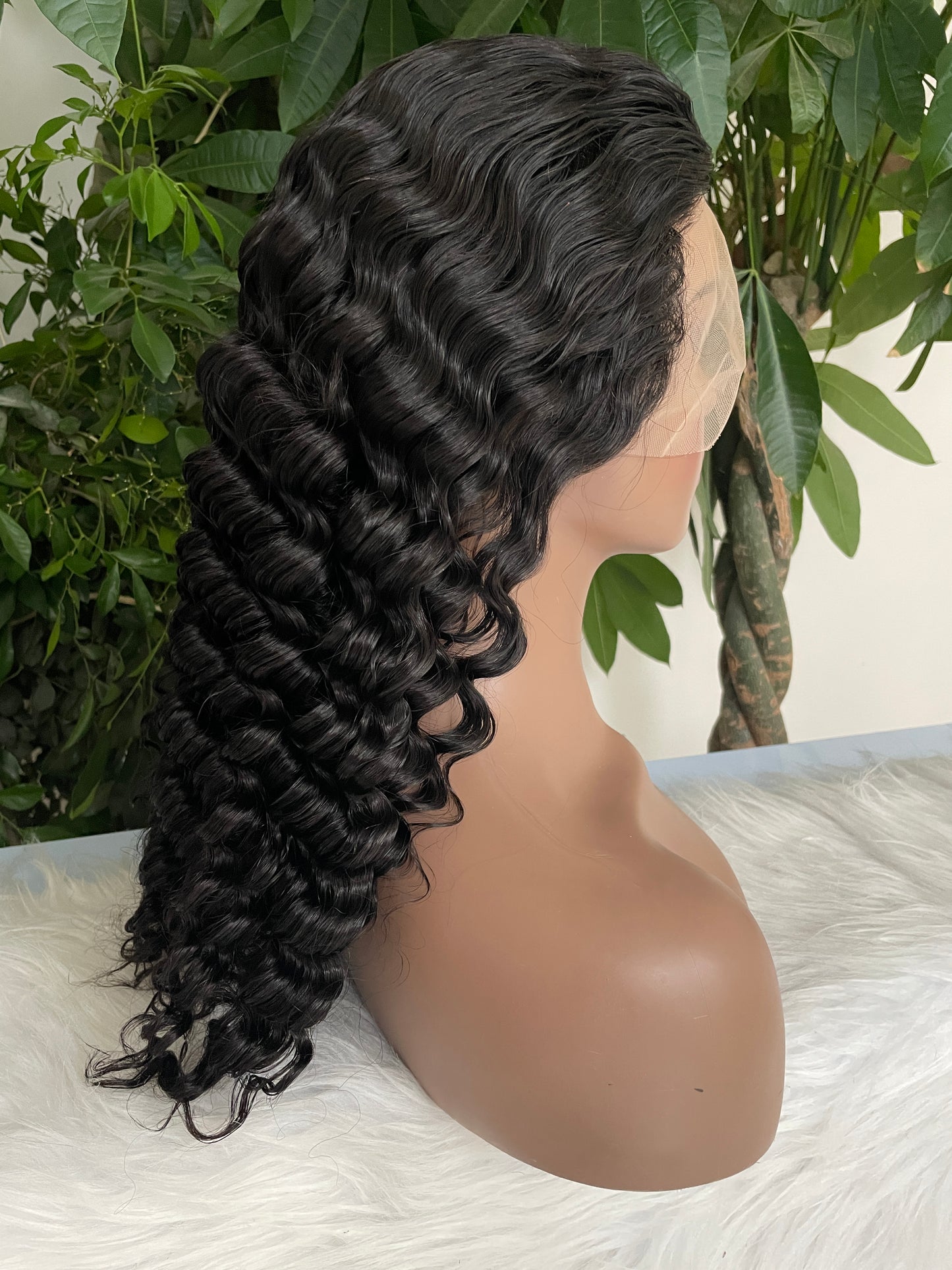 Transparent Wigs Brazilian Lace Front Wigs Deep Wave Human Hair 13x4 HD Lace Wigs