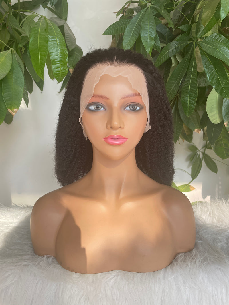 Afro Kinky Curly Hair Wigs Quality Curly Lace Front Wigs With Baby Hair For Women