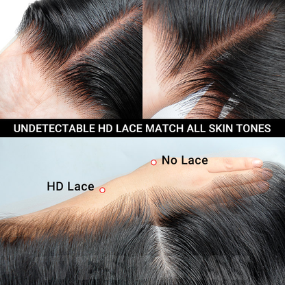 Straight 4*4 Transparent Lace Closure Natural Black Human Hair Real HD Lace Hair Closure