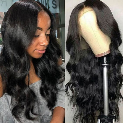 Skin Melt HD Lace Wigs Body Wave 13*4 Lace Front Wigs Real Hair Transparent Wigs