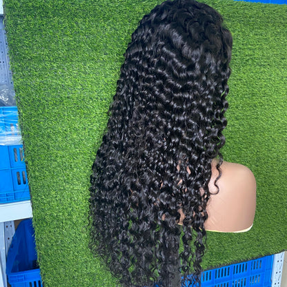 HD Wigs Lace Closure Wigs Transparent Water Wave 13*4 Invisible Wigs