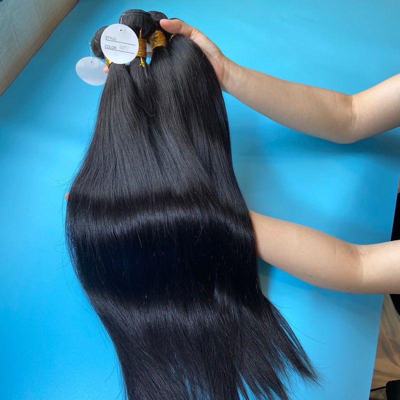 Brazilian Straight Hair 100% Unprocessed Straight Human Hair Extensions 1 Bundle