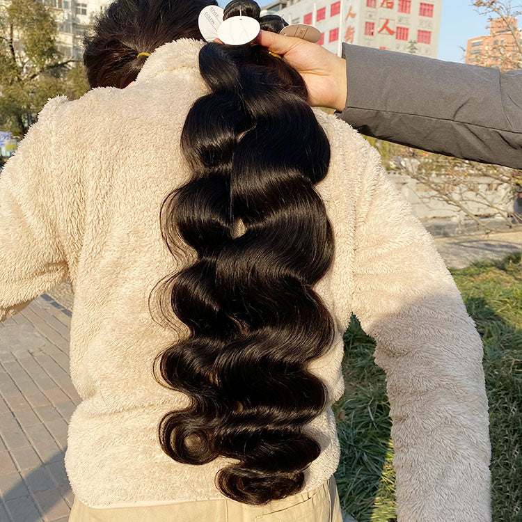 Peruvian Body Wave Bundles 12A Natural Black Virgin Hair