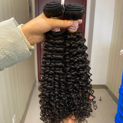 Luma Hair Brazilian Curly Hair Bundles 100% Unprocessed Curl Wave Human Hair Extensions