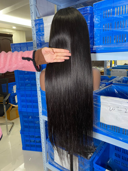 180% Density & 200% Density Straight 13×4 Frontal HD Lace Wig Ready to Go Human Hair Wig
