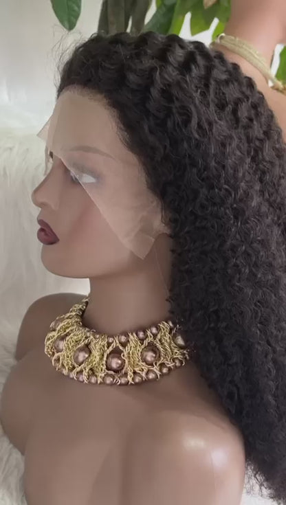 Afro Kinky Curly Hair Wigs Quality Curly Lace Front Wigs With Baby Hair For Women